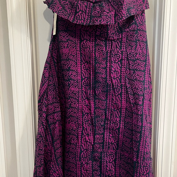 Anthropologie Kahindo Strapless Ruffled Maxi Dress.  SZ: 1X/ XXL - Picture 9 of 16